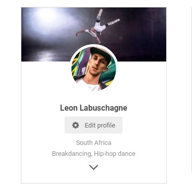 Upload your profile to Dance Africa Network
